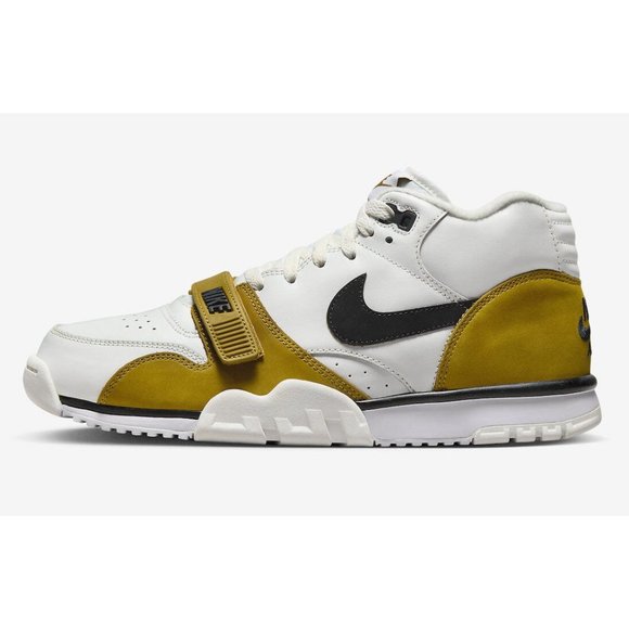 Nike Air Trainer 1 Mid Summit White Brown Men's Sneakers Shoes FQ8225-100 - Picture 2 of 6